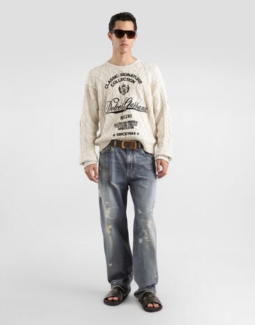Dolce & Gabbana Denim trousers Multicolor GP16UDG8OJ1