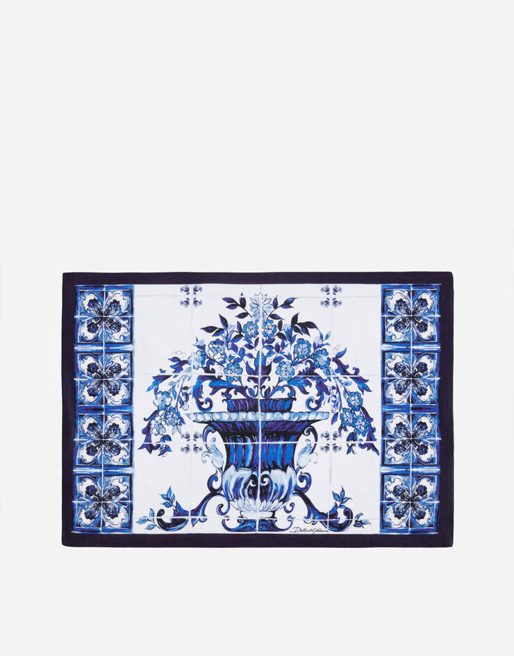 Dolce & Gabbana Set Linen Placemat and Napkin Mehrfarbig TCGS04TCAG9