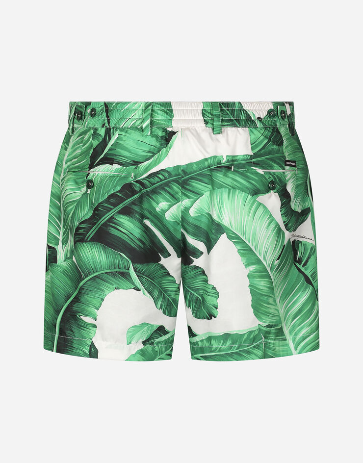 Dolce & Gabbana Swim shorts with banana tree print Imprimé M4E68TISMF5