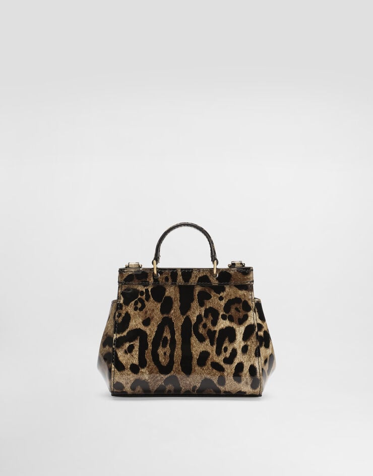 Dolce & Gabbana Printed polished calfskin mini Sicily bag Print EB0003AM568