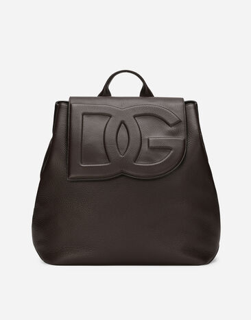 Dolce & Gabbana حقيبة ظهر من جلد غزال مطبعة G5JH9TIS1UW