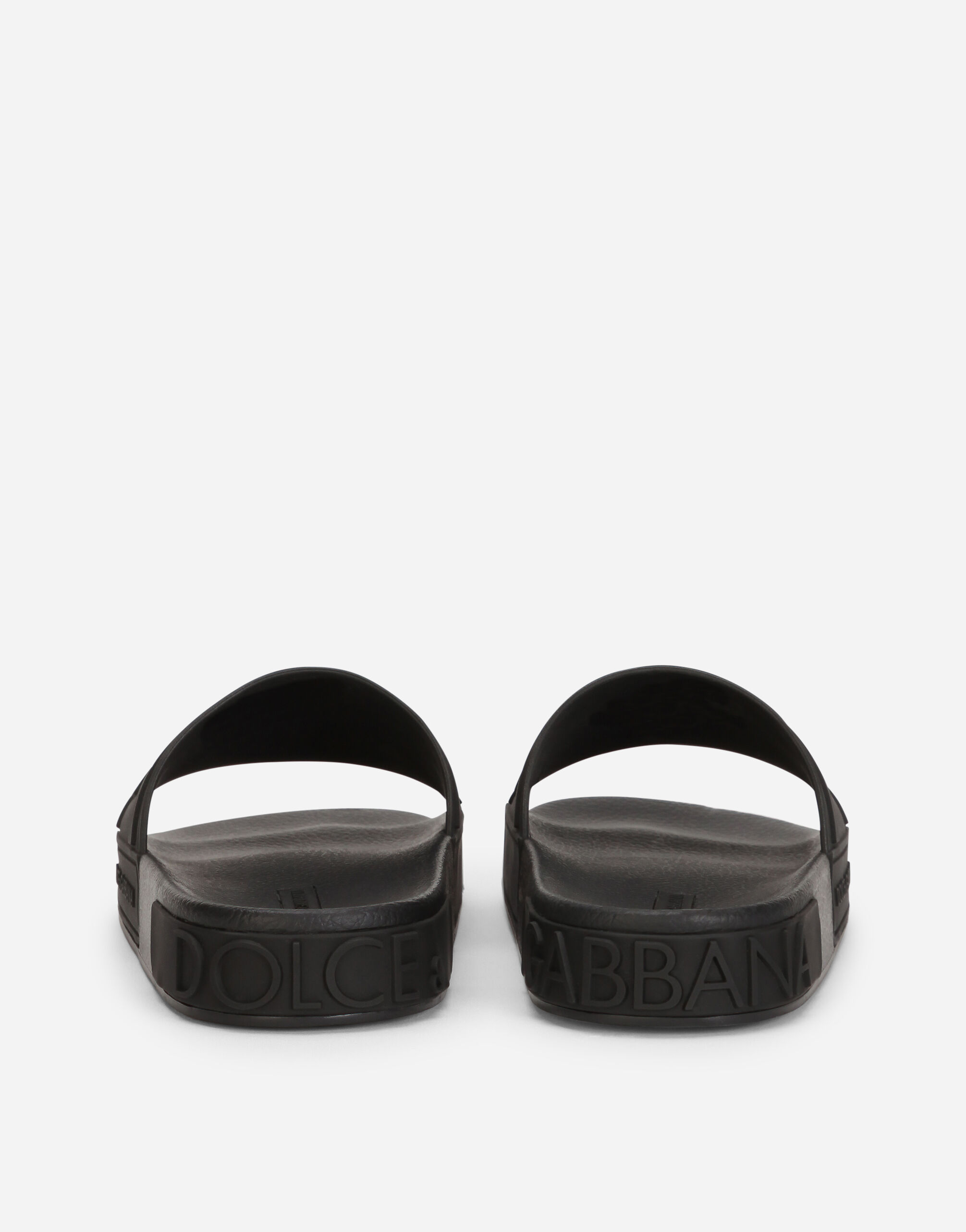 Dolce and gabbana rubber slides deals