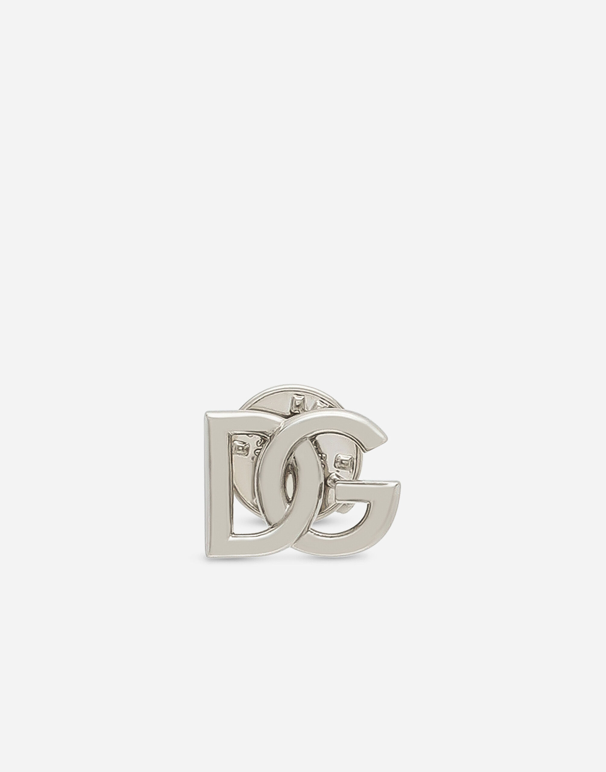 Dolce&Gabbana Pin with DG logo Silver WBP1T2W1111