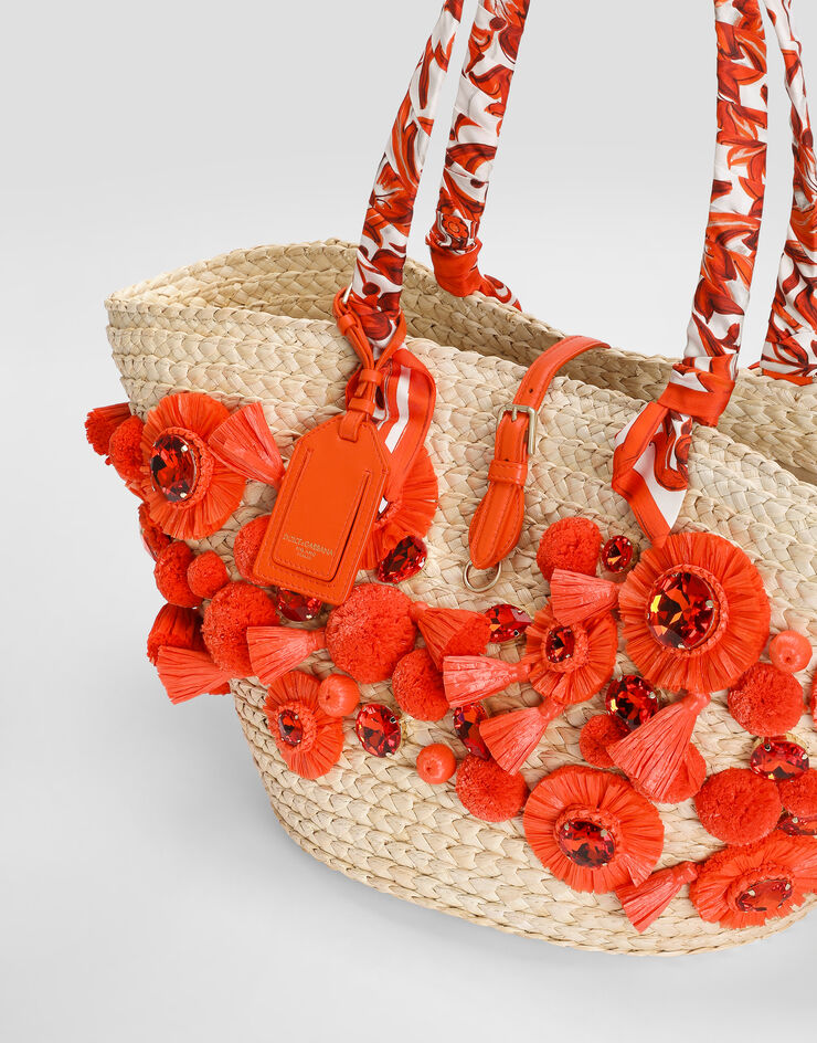 Dolce & Gabbana Coffa capri bag with embroidery Dolce & Gabbana Coffa capri bag with embroidery Multicolor BB7831A0842