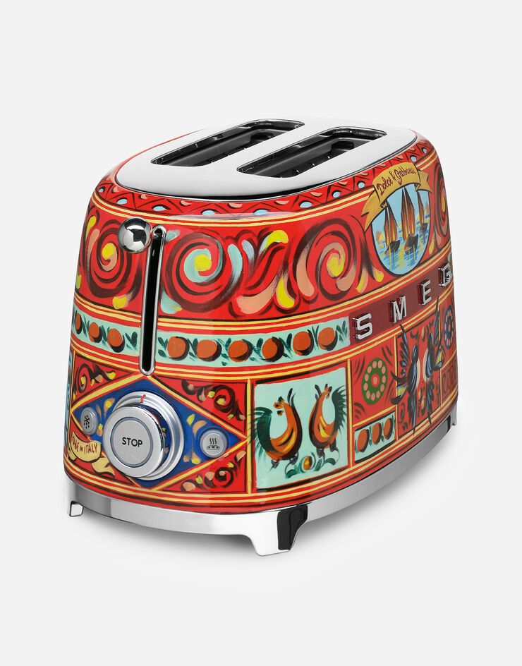 Dolce & Gabbana 2-Schlitz-Toaster SMEG DOLCE&GABBANA Mehrfarbig TCCE04TCAEE