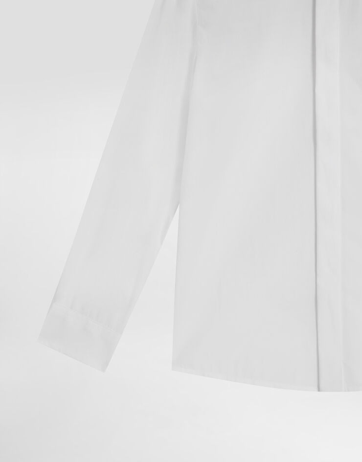 Dolce & Gabbana قميص بوبلين أبيض L43S92G7N6I