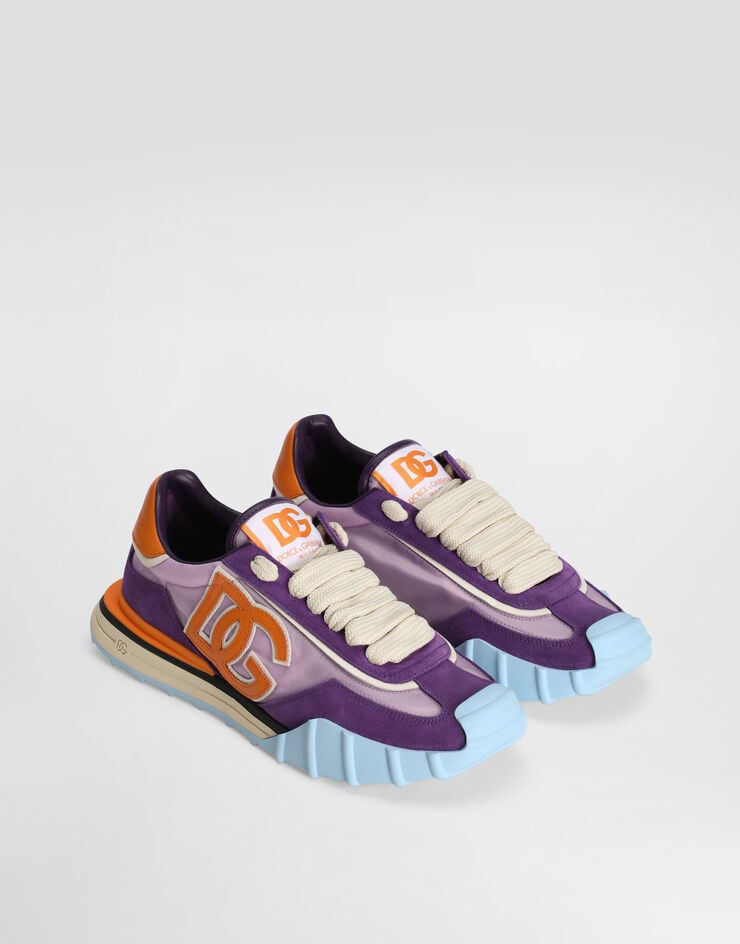 Dolce & Gabbana DG Athletic fabric sneakers Purple CK2384A6D25