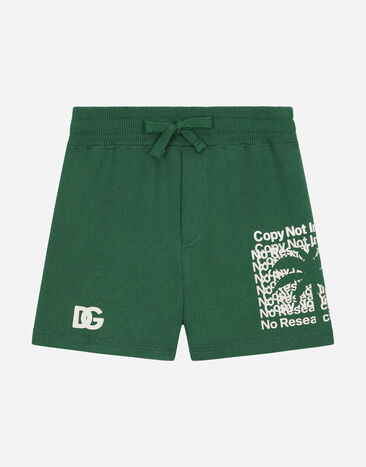 Dolce & Gabbana Jersey jogging shorts Print L1JQT8HS7O3