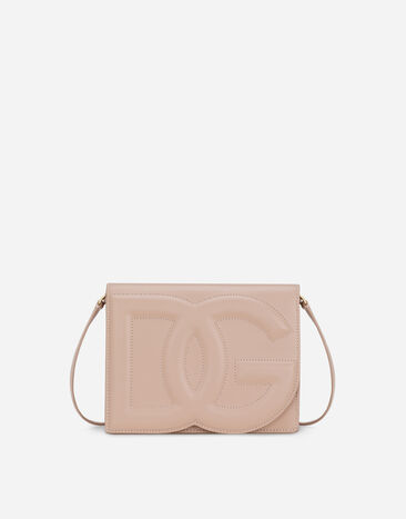 Dolce & Gabbana Calfskin DG Logo crossbody bag Pink BI0473AV967