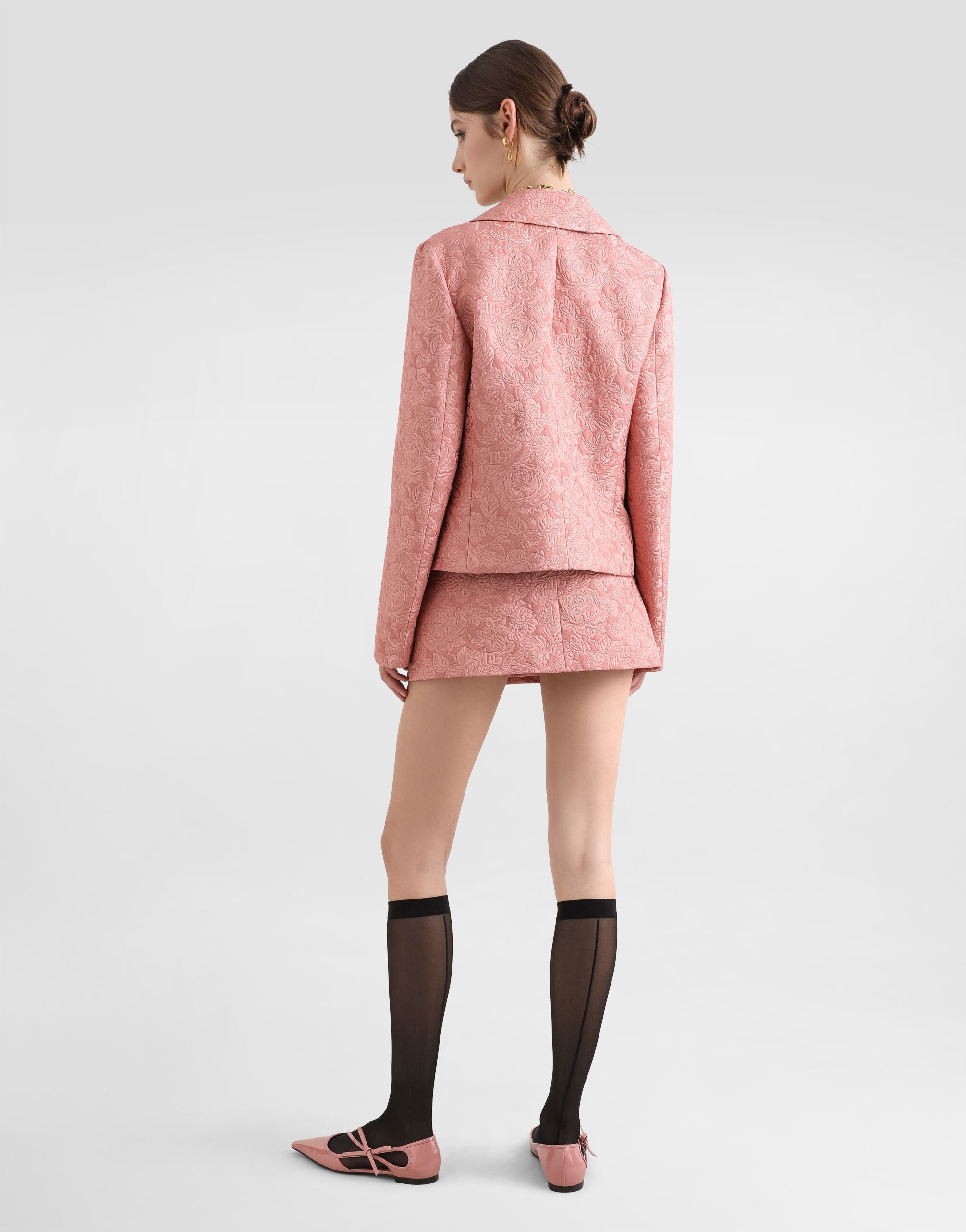 ジャケット DOLCE  GABBANA Women Outer 35959282 F27DST FU2L8 F0473 PINK Dolce&Gabbana Single-breasted pink wool jacket | TheDoubleF