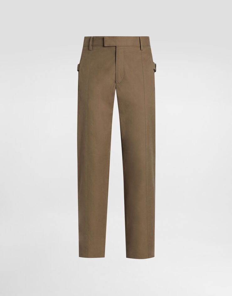 Dolce & Gabbana Cotton drill trousers Brown GP140TFU6VJ