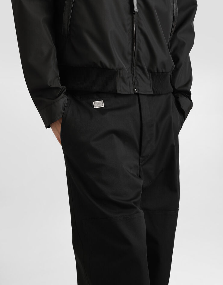 Dolce & Gabbana Cotton cargo pants with tag Black GP0RSTFUFL3