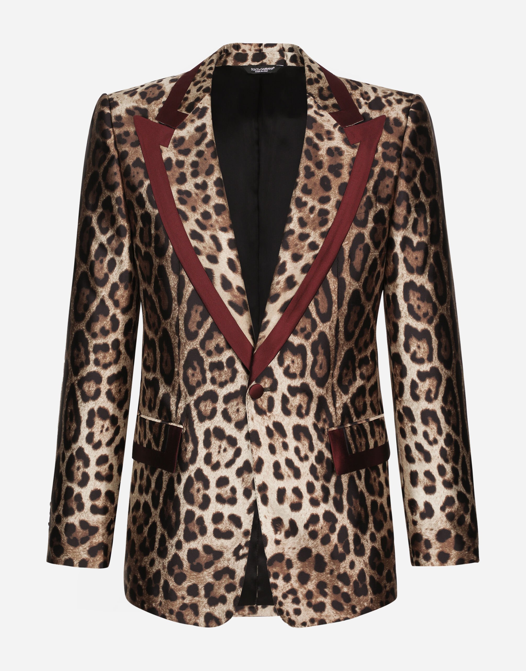 Dolce and gabbana leopard jacket store