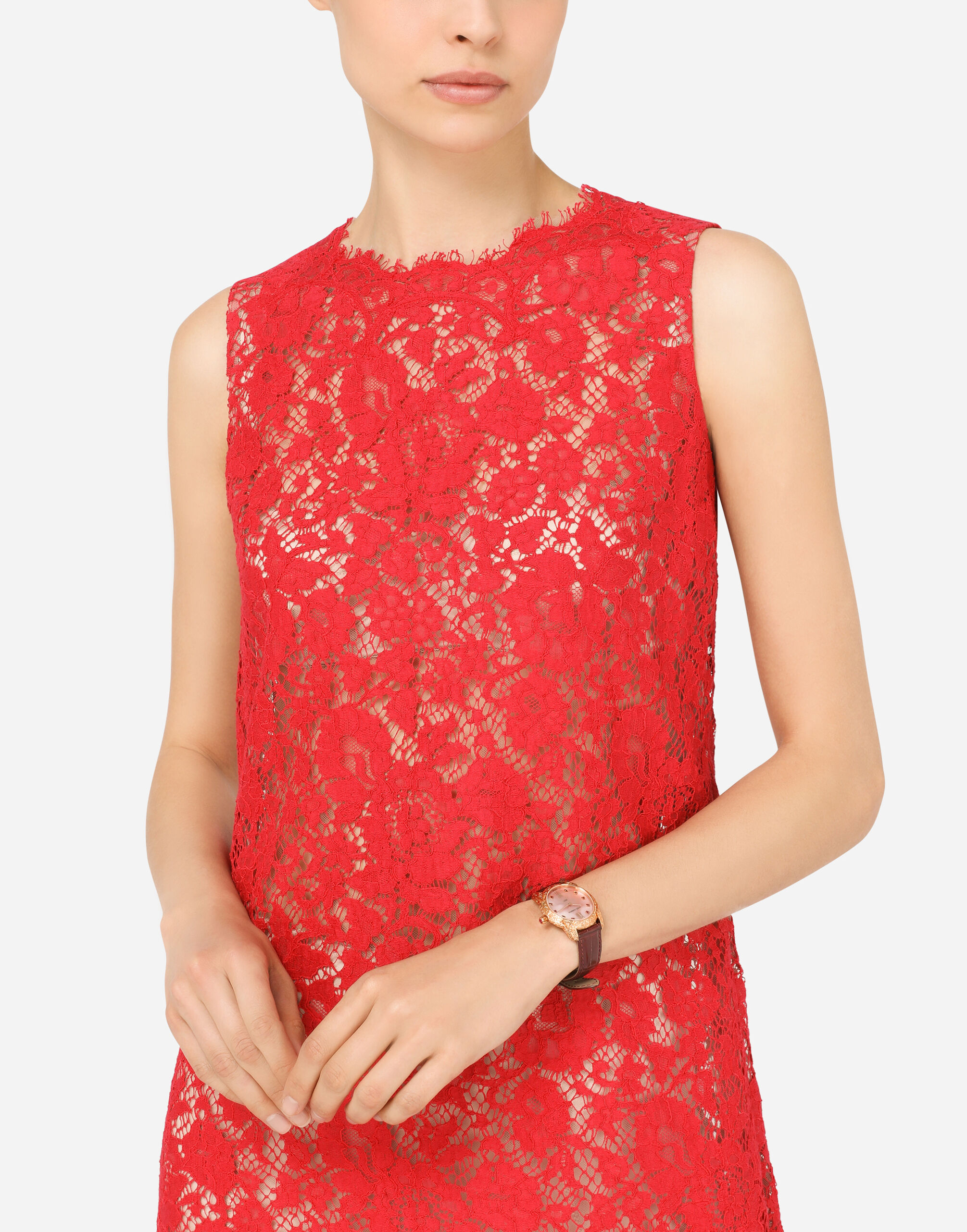 DG7 Gattopardo rose gold watch in Bordeaux for Women