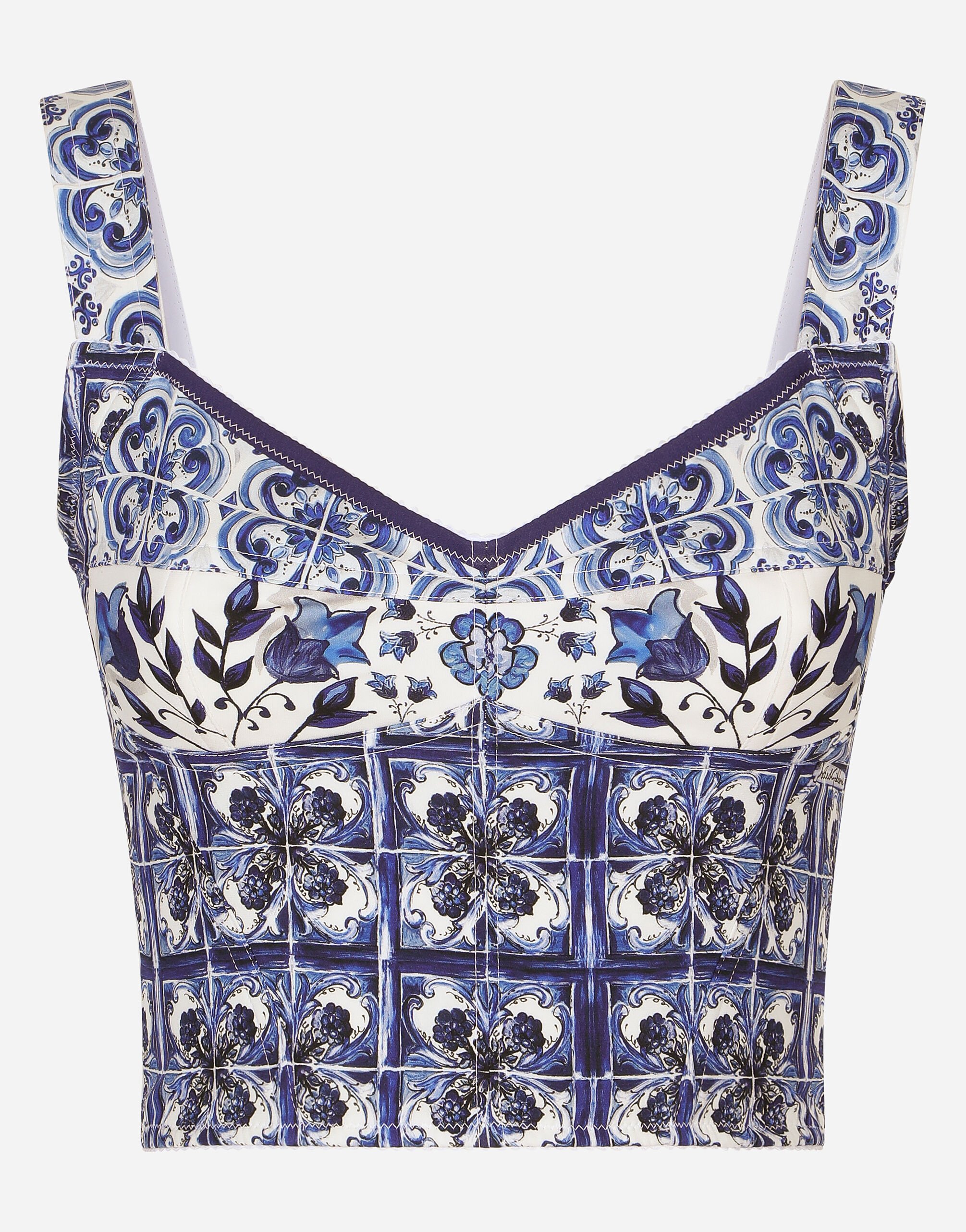 BUSTIER in Multicolor for Women Dolce Gabbana