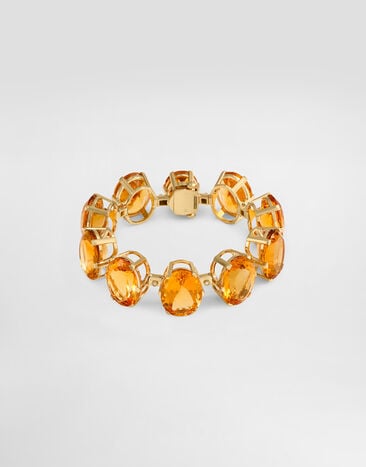 Dolce & Gabbana Anna bracelet in 18-carat yellow gold with citrines and diamonds Yellow Gold WBSB1GWCTR1