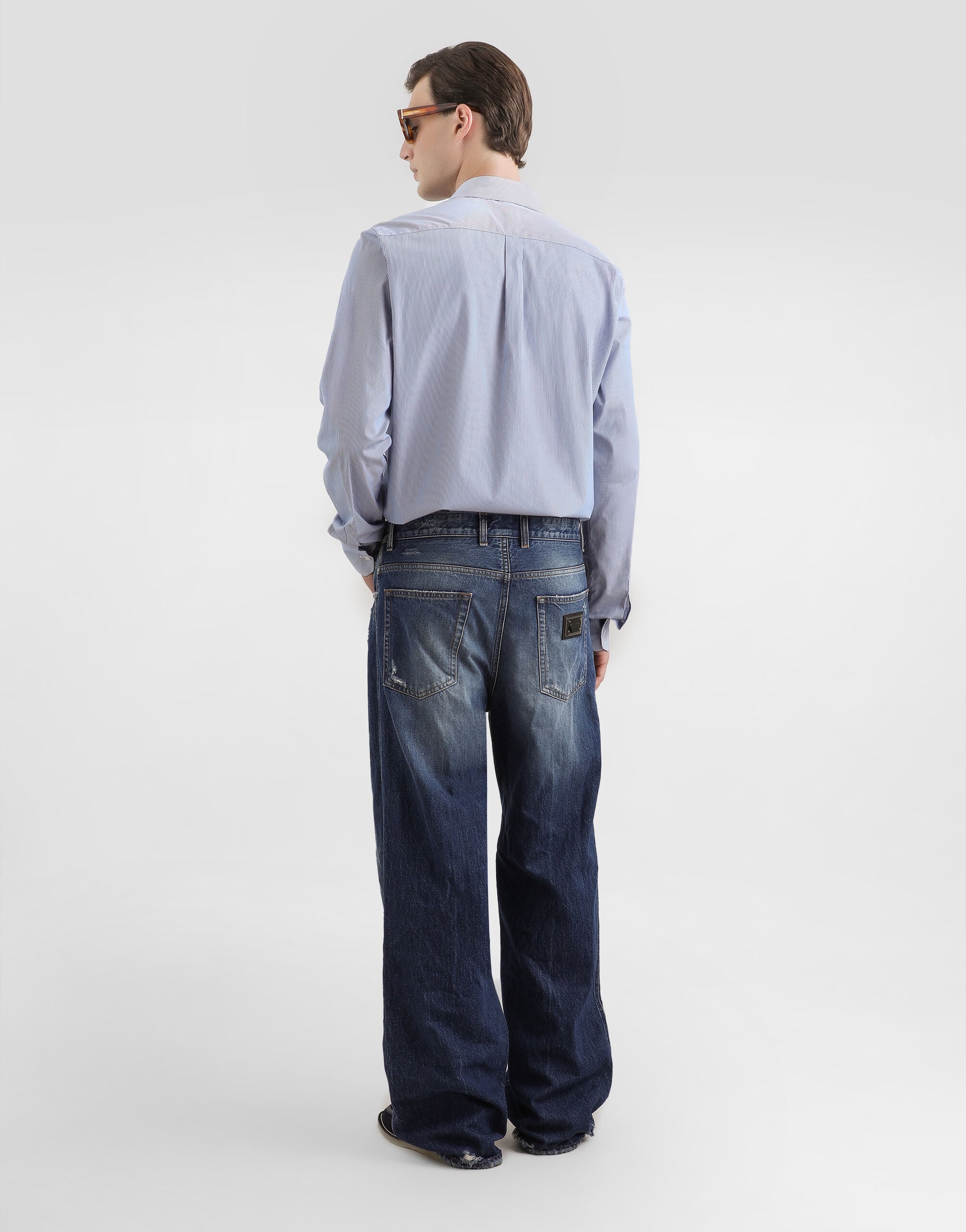 Striped martini shirt in Multicolor for Men | Dolce&Gabbana® US