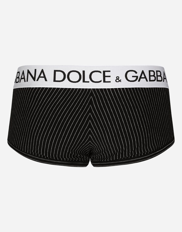 Dolce & Gabbana Two-way stretch jersey Brando briefs with striped print Multicolor M3D61JFRGA3
