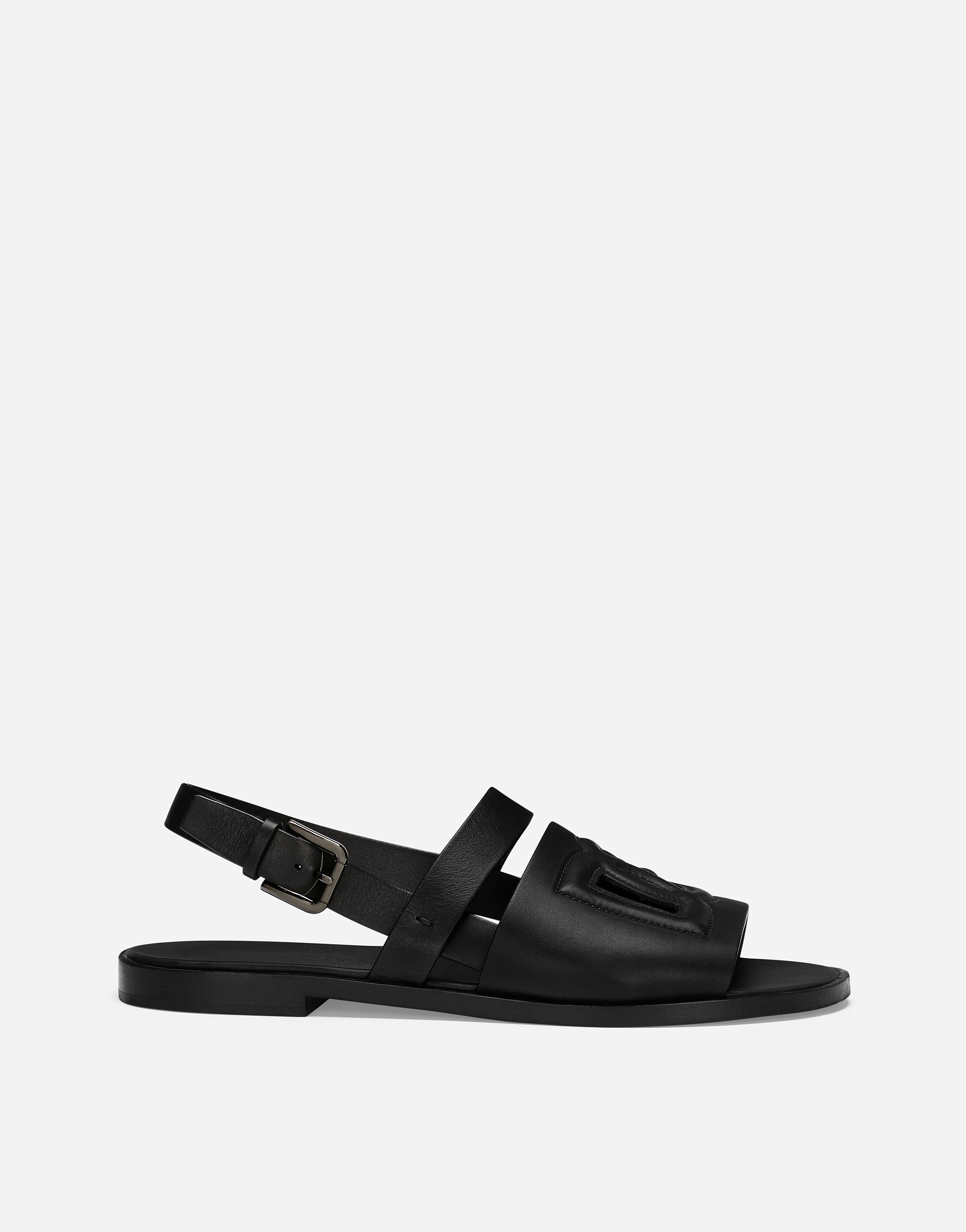 Dolce & Gabbana Calfskin sandals Black VG4416VP587