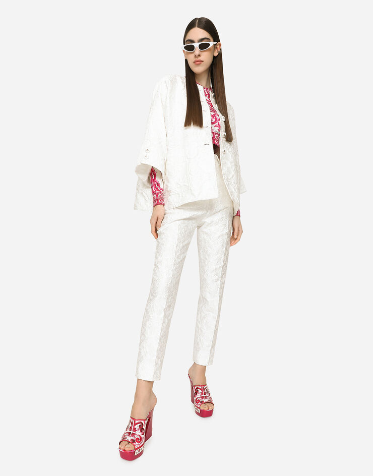 Dolce & Gabbana Brocade jacket White F26V8THJMO9