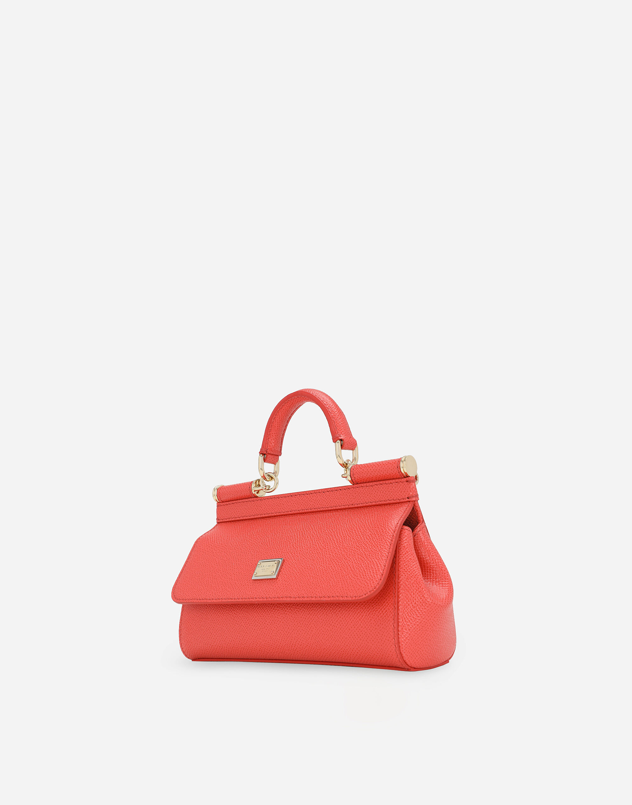 Small Sicily handbag in Orange for Women Dolce Gabbana
