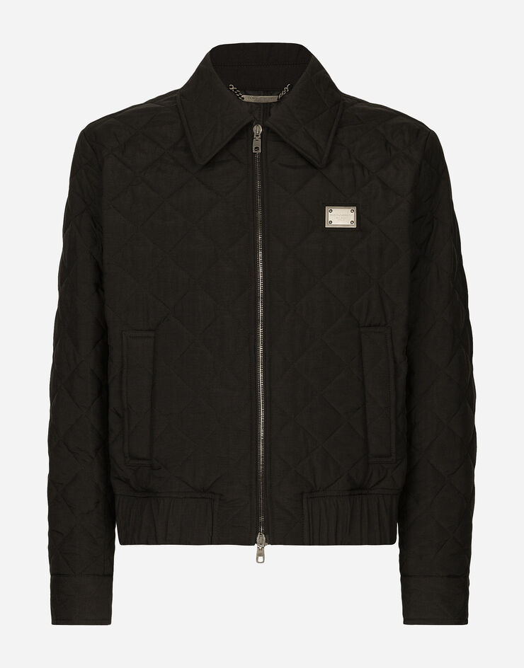 Dolce & Gabbana Quilted jacket Black G9AVFTGH486
