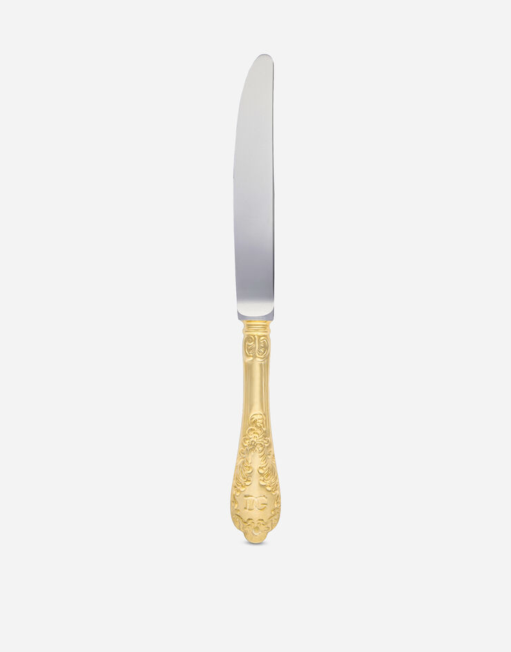 Dolce & Gabbana 24k Gold Plated Dessert Knife Multicolor TCP005TCA49