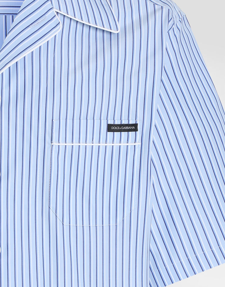 Dolce & Gabbana Hawaii striped poplin shirt Dolce & Gabbana Hawaii striped poplin shirt Multicolor G5OL6TFR513