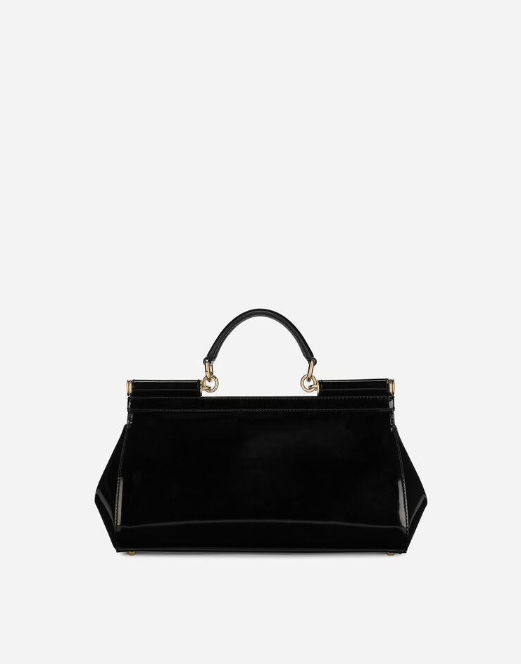 Elongated Sicily handbag in Black