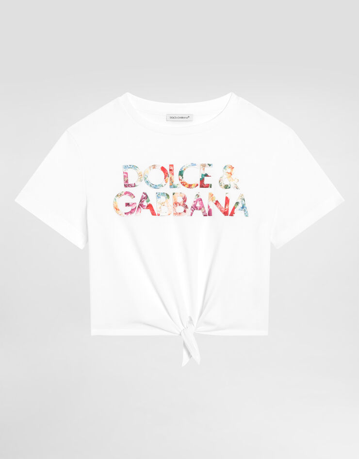 Dolce & Gabbana T-shirt à manches courtes et imprimé Dolce&Gabbana Blanc L5JTPGG7PFB