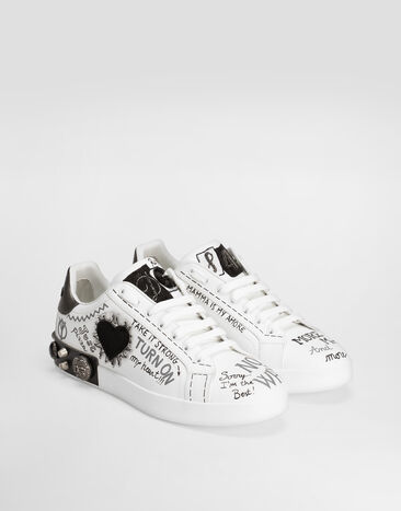 Dolce & Gabbana Portofino calfskin sneakers Multicolor CS1759AH029