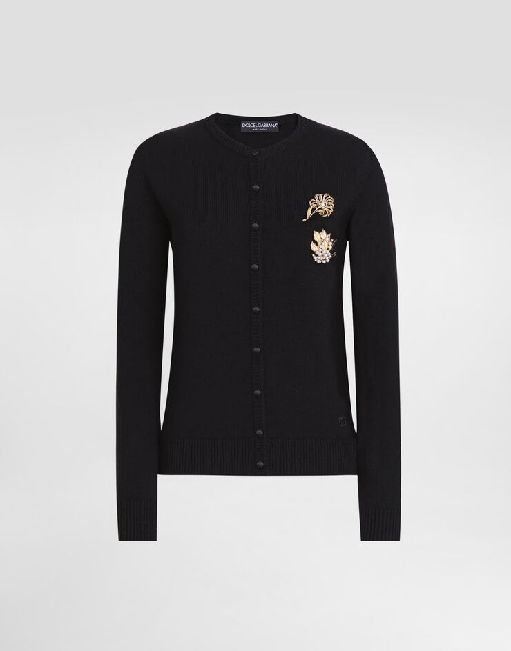 Dolce & Gabbana Wool cardigan Black FXV09ZJCVXN