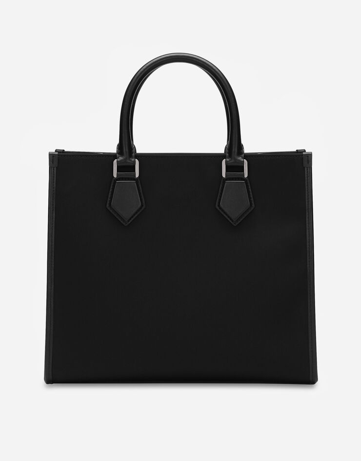 Dolce & Gabbana Bolso shopper pequeño de nailon Negro BM2272AG182
