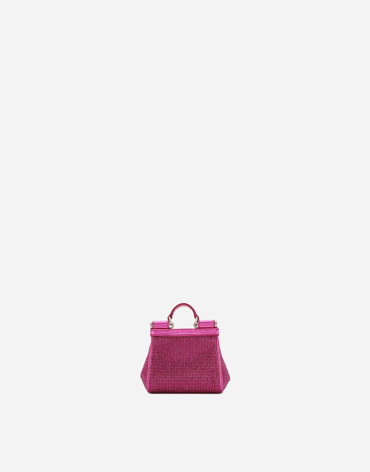 Dolce&Gabbana حقيبة يد سيسيلي صغيرة فوشيا BB6494AO917