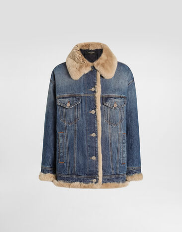 Dolce & Gabbana Denim jacket Multicolor F9S89DG8NV4