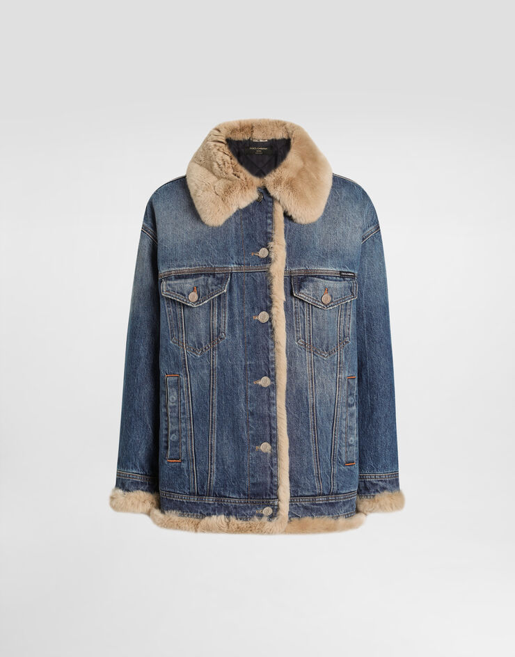 Dolce & Gabbana Denim jacket Multicolor F9S89DG8NV4