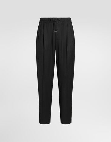 Dolce & Gabbana Flannel jogging trousers Dolce & Gabbana Flannel jogging trousers GP26FTFUBG8