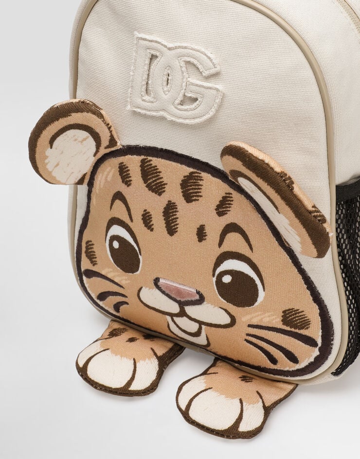 Dolce & Gabbana Printed backpack with DG patch Multicolor EM0141AA550