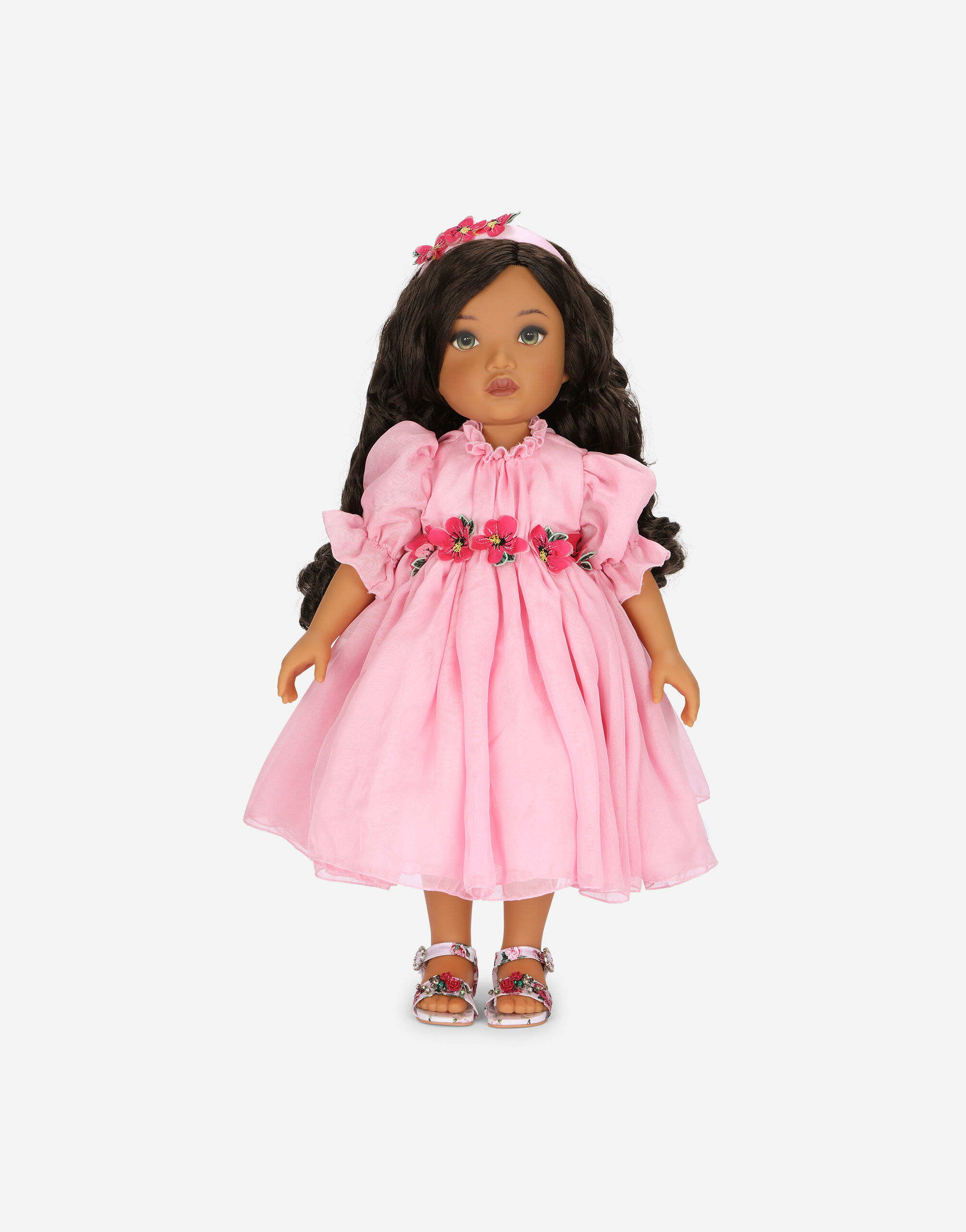 Dolce&Gabbana Doll with chiffon dress  Pink L59D75FU1AT