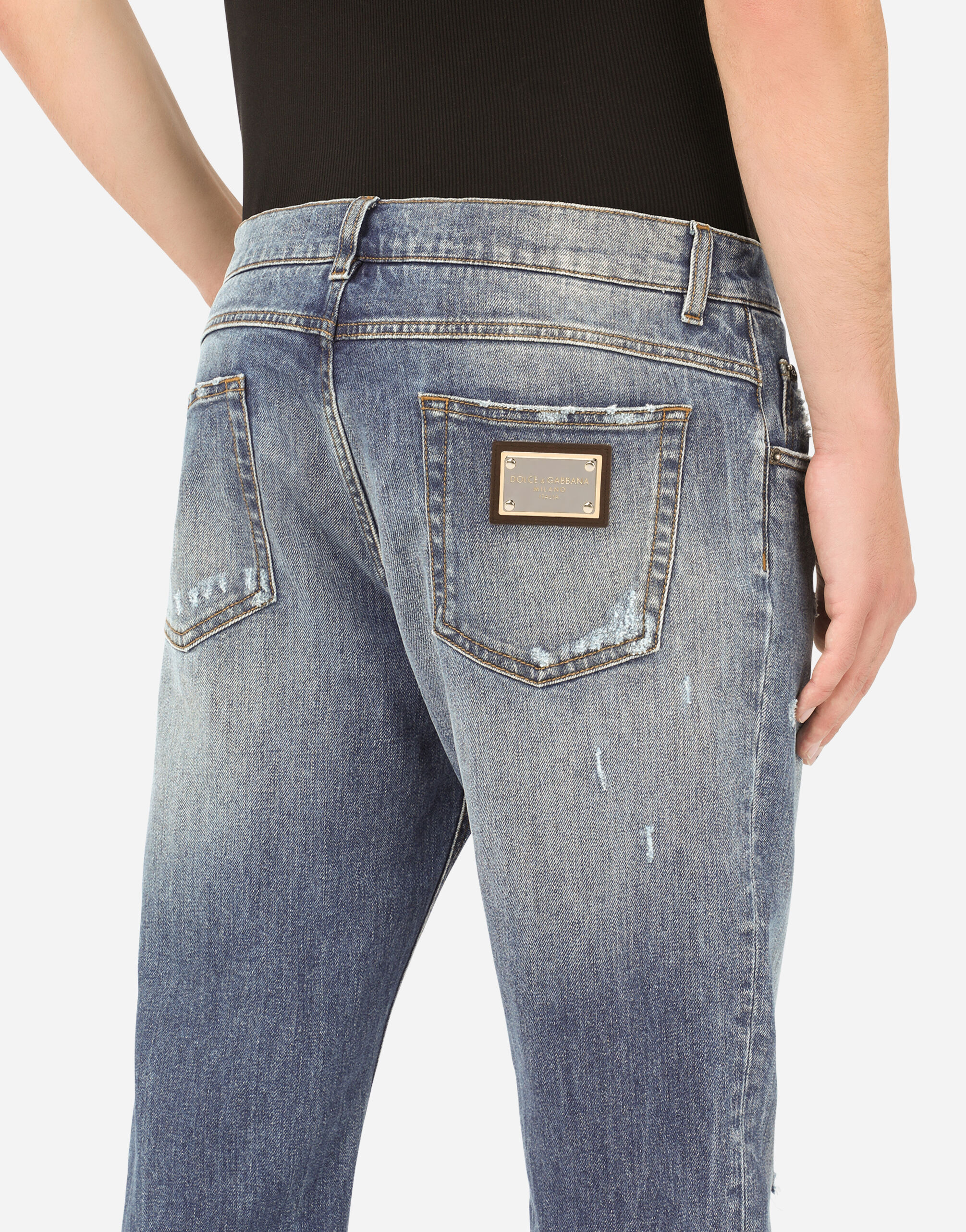 Jeans uomo shop dolce gabbana