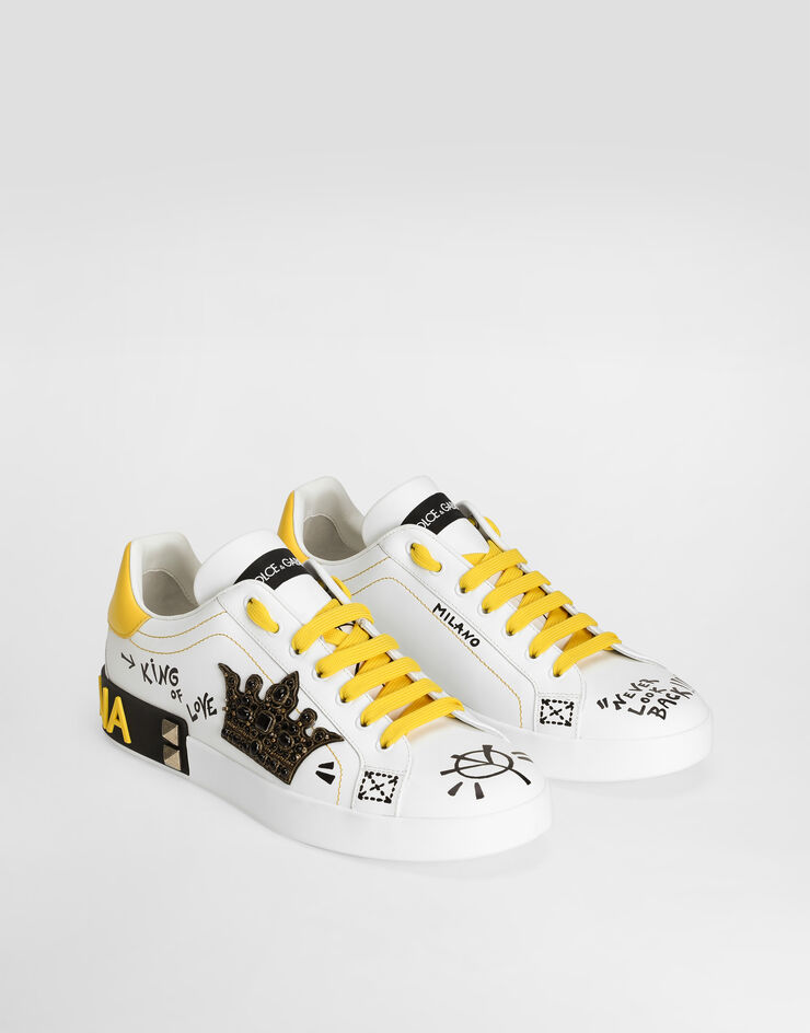 Dolce & Gabbana Portofino nappa calfskin sneakers Multicolor CS1759A0219