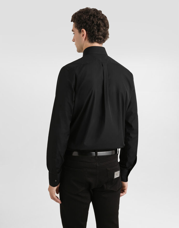 Dolce & Gabbana Martini poplin shirt Black G5NP9TGJ721