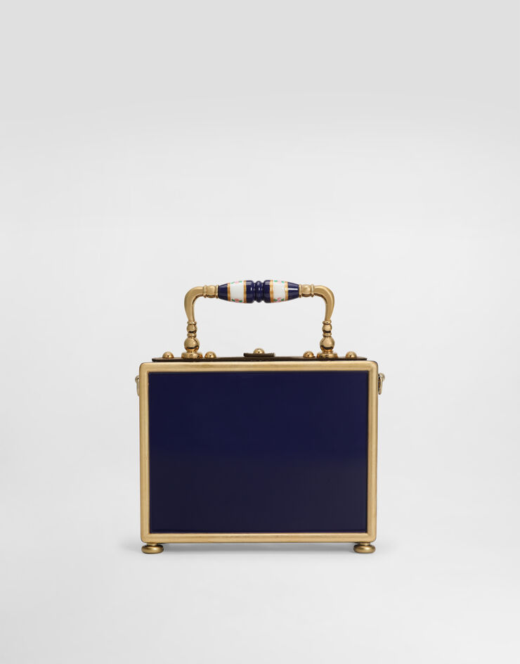 Dolce&Gabbana Dolce Box handbag in painted wood Multicolor BB5970AD166