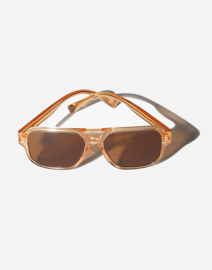 Dolce & Gabbana Mini me sunglasses Transparent orange VG400NVP273