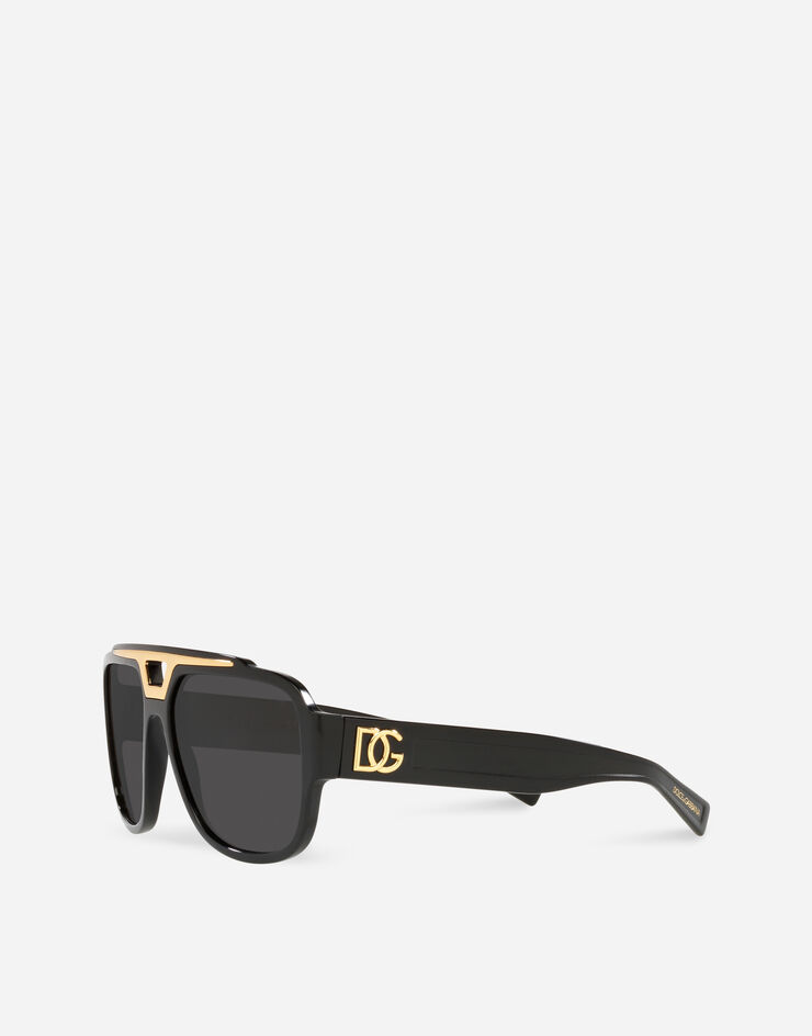 Dolce & Gabbana DG crossed sunglasses Negro VG438BVP187