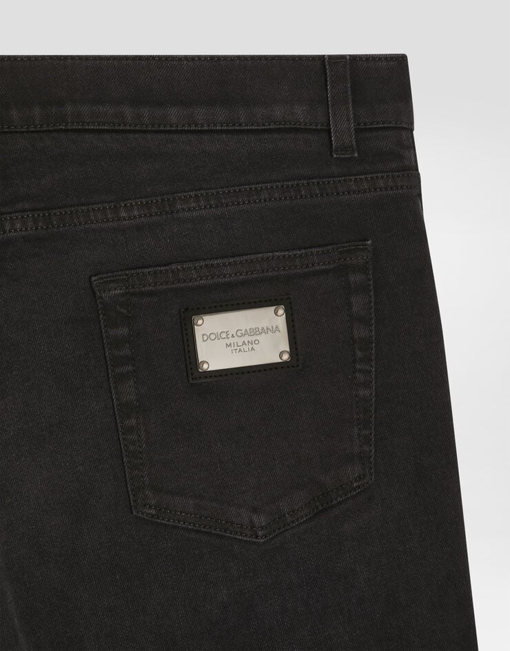 Dolce&Gabbana Slim fit stretch denim jeans with subtle abrasions Multicolor GY07CDG8JT5