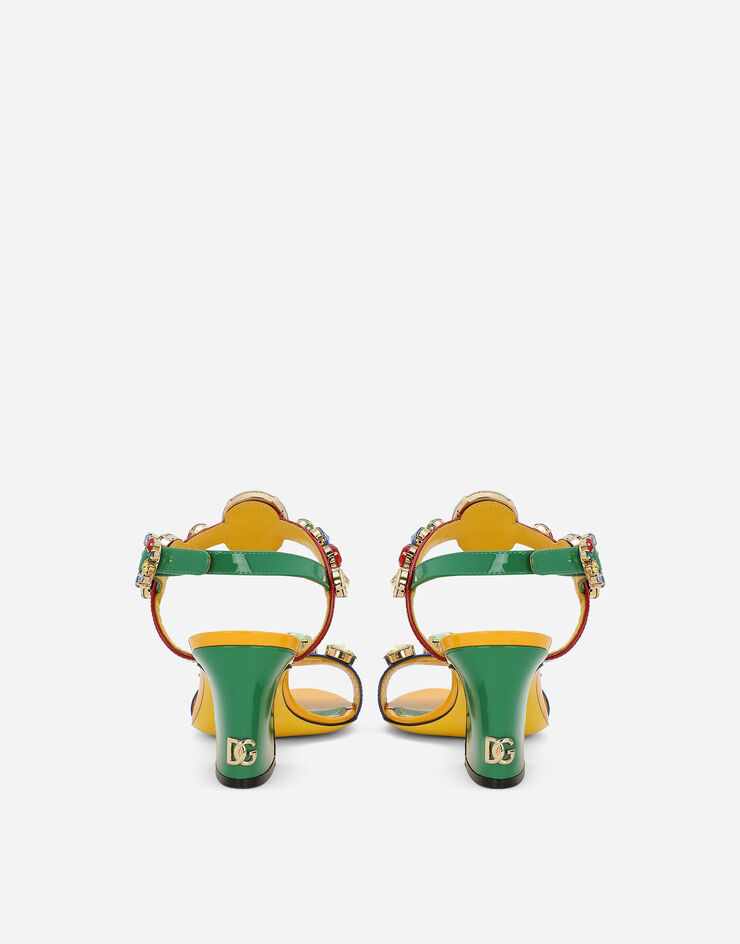 Dolce&Gabbana Patent leather sandals Multicolor CR1355AN252
