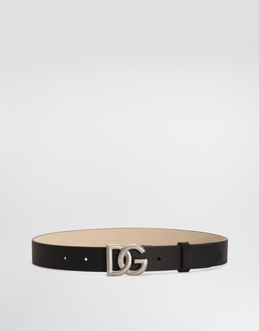 Dolce & Gabbana Cintura in pelle di vitello con logo  EC0083A3M29