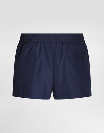 Dolce & Gabbana Short swim trunks with tag Blue M4F35TONR46