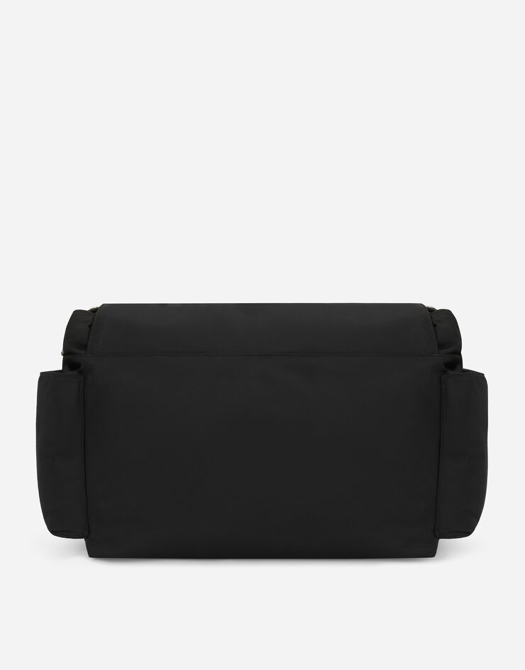 Dolce & Gabbana ナイロン製のベビーチェンジングバッグ： ブラック EB0240AG182